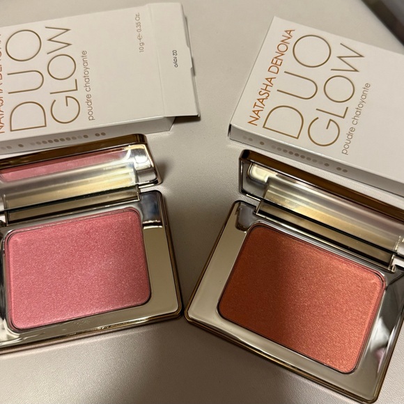 Natasha Denona Duo Glow Blush - Radiant Pink and Vibrant Orange